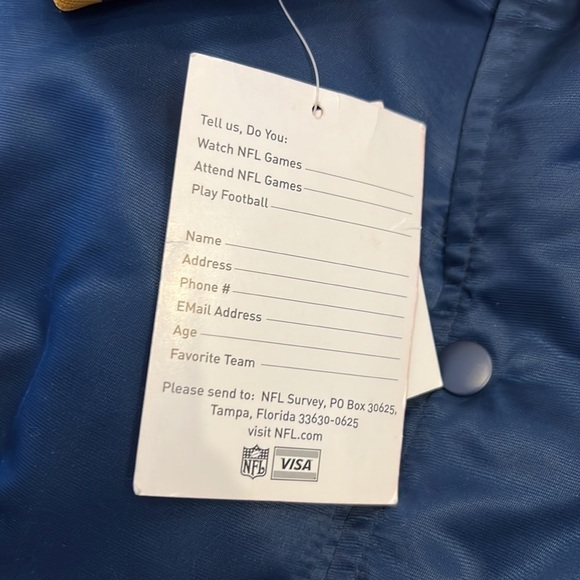 ⭐️ New Vintage Reebok San Diego Super Bowl XXXVII 2003 Jacket Large - Picture 6 of 9